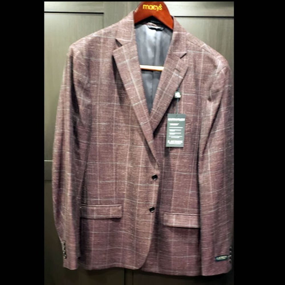 Lauren Ralph Lauren Men's Classic-Fit UltraFlex Stretch Windowpane Sport Coat